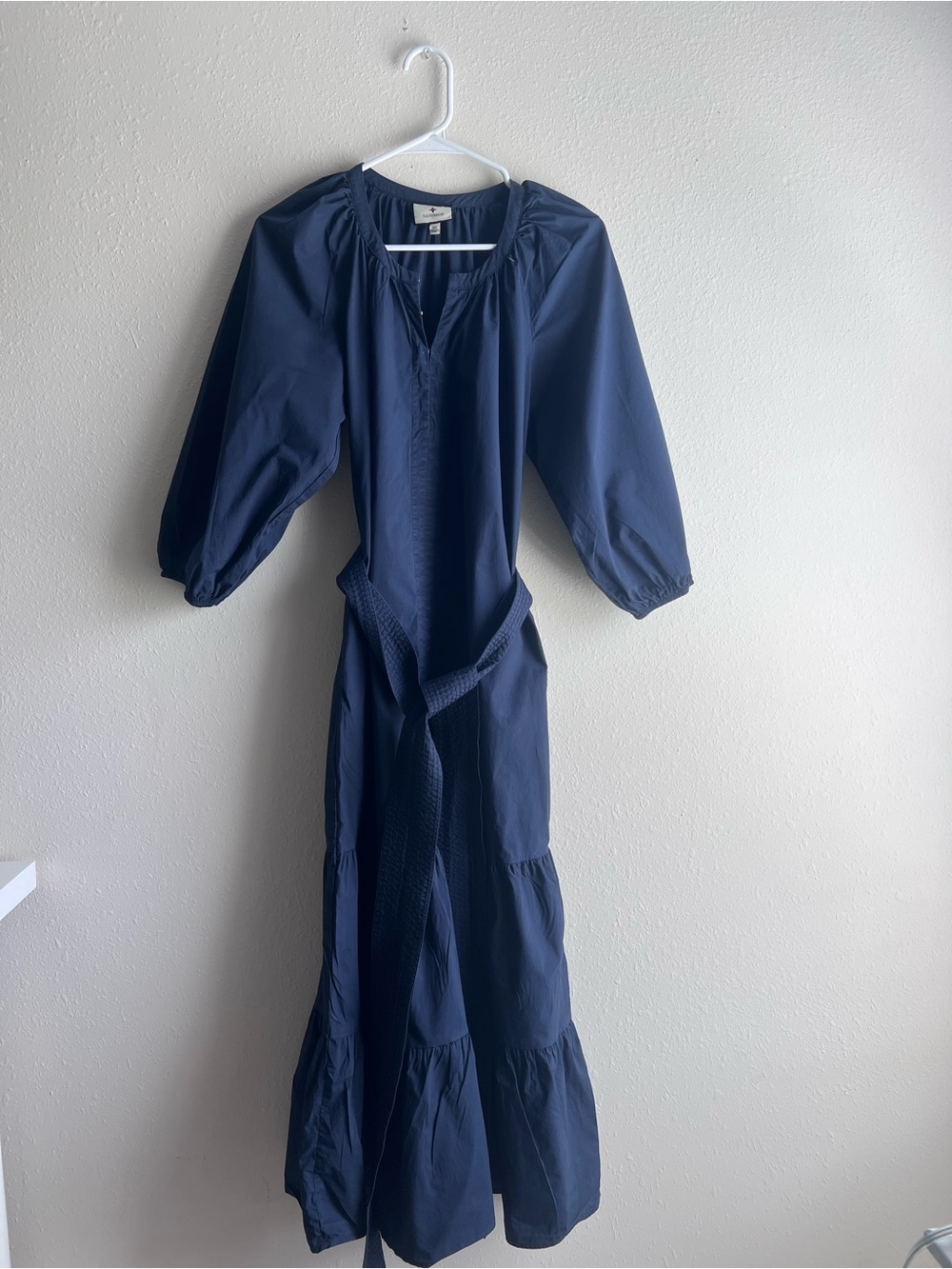 Tuckernuck Navy Tiered Maxi with Self Tie